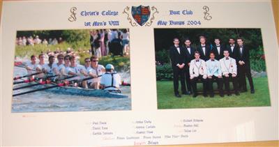 cc01528 CCBC 2004.jpg; cc01528; Christ's College Boat Club 1st Men VIII May 2004; picture